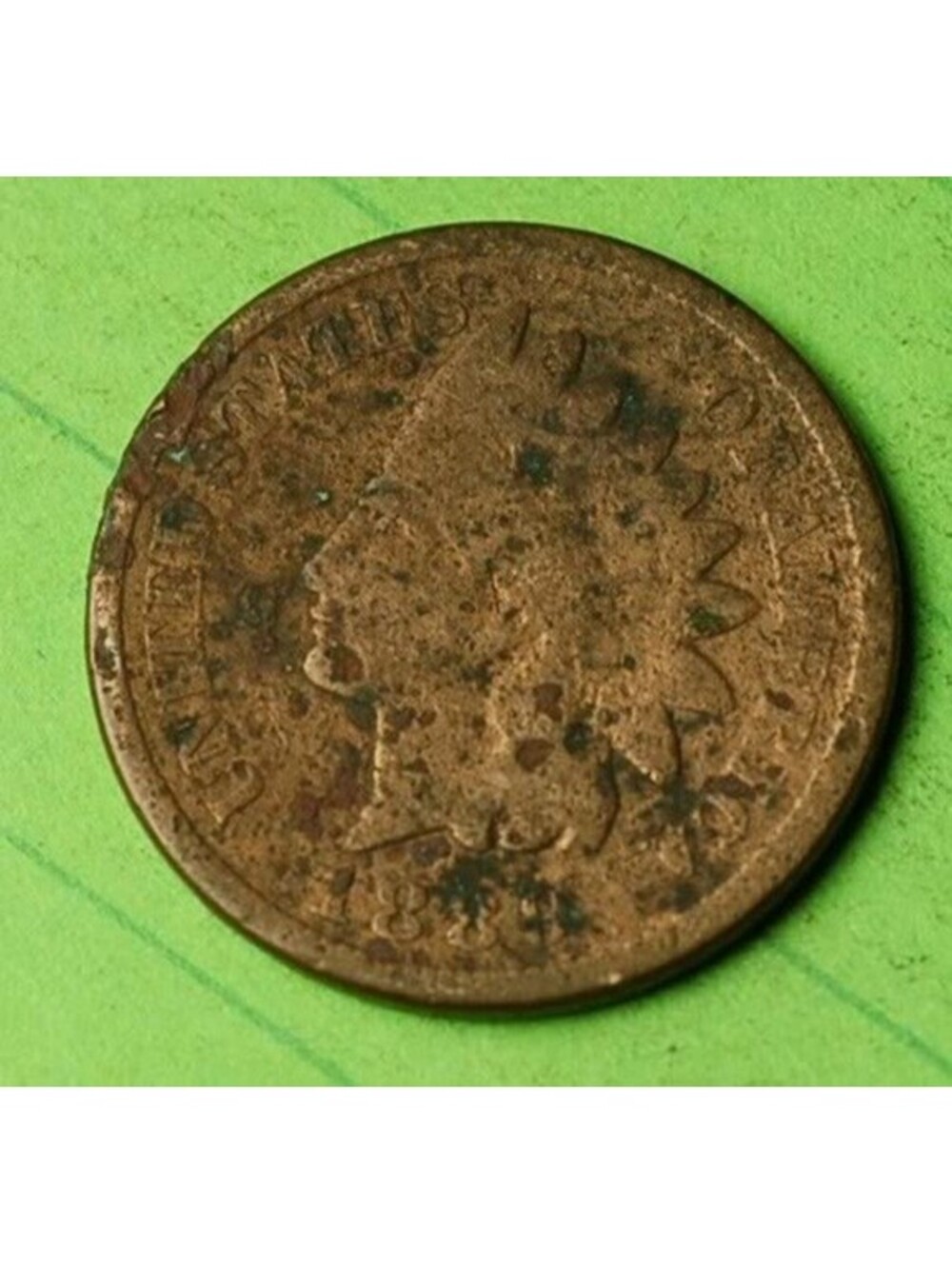X218 1889 Indian Head Cent Penny 1c - Check Out Our eBay Store - old coin money